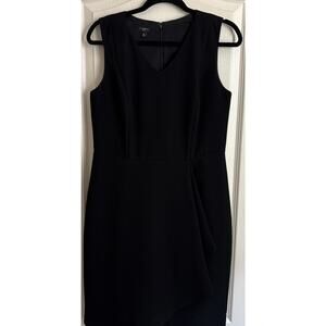 Talbots Womens Sleveless Dress Black SIZE 10P Cocktail Career Lined Dress